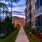 Walkway between nature preserve and apartments at The Reef at Winkler